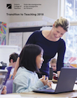 Cover of the 2018 Transition to Teaching report.